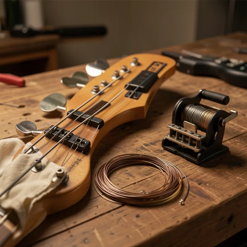 Changer les cordes de sa basse : quand, comment, tirant