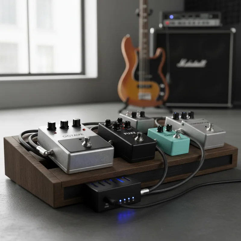 Les pédales d'effets pour basse : guide complet du pedalboard